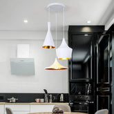 PENDUL Abstract1 Triple White, 17*17*35 cm